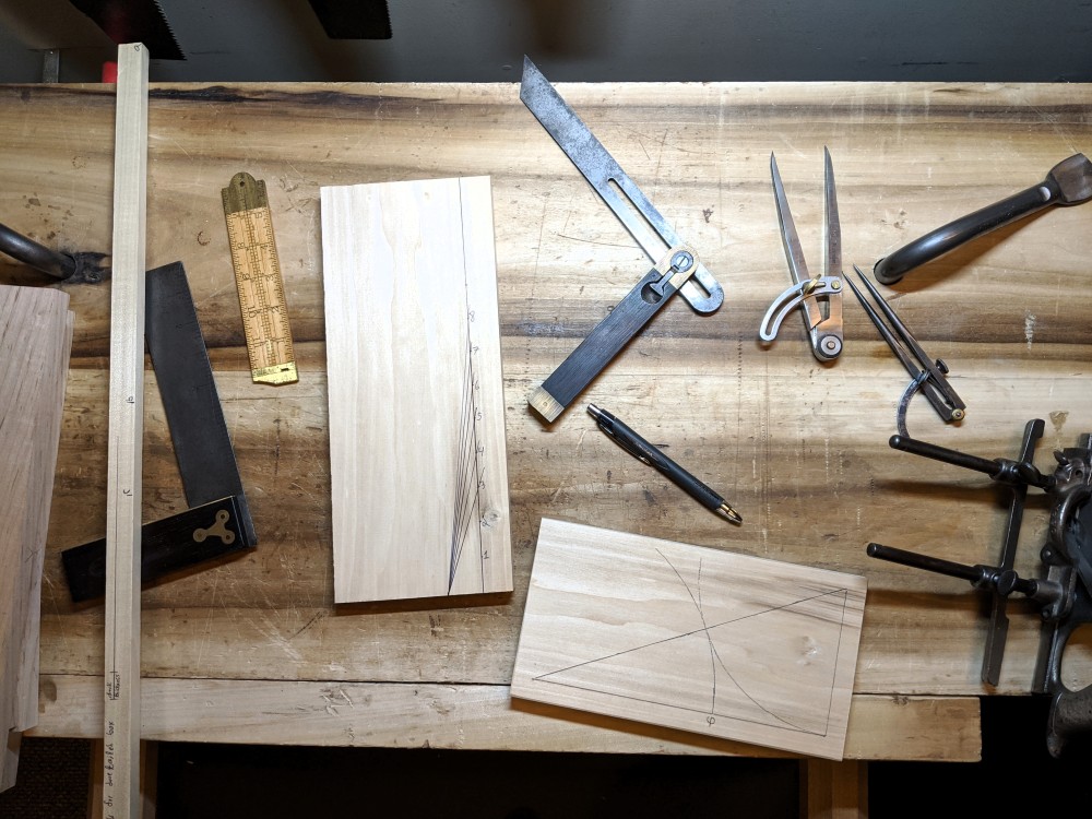 a table full of hand-tools